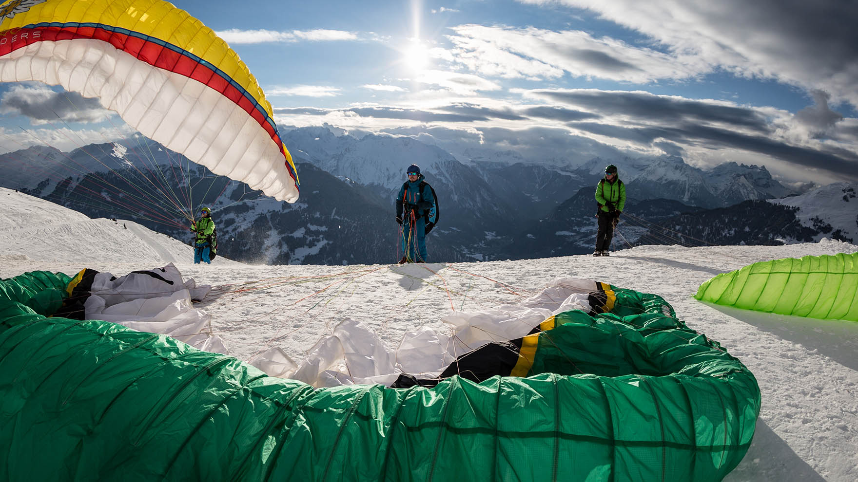 Verbier cross country paragliding clinics